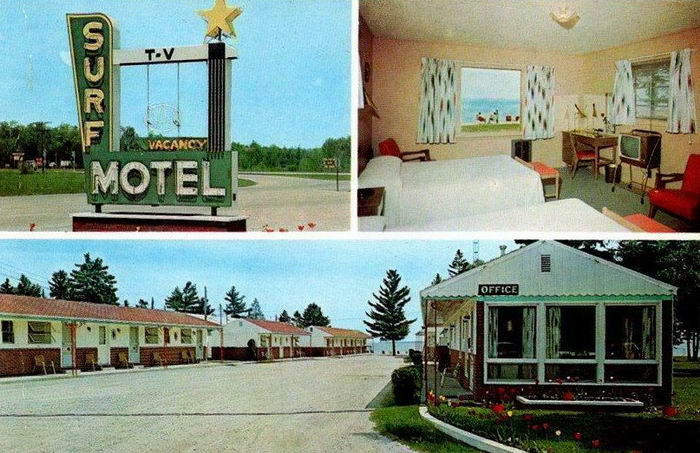 Surf Motel - Old Postcard Photo (newer photo)
